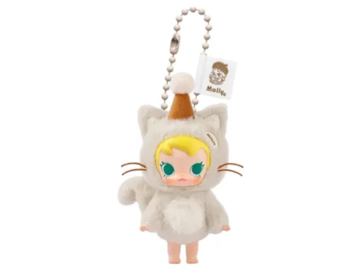 Pop Mart Baby Molly Pocket Friends Series It's Snack Time Vinyl Plush Pendant - US New