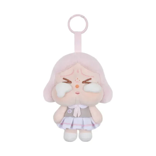 Pop Mart CRYBABY Sunset Concert Series Plush Pendant Pink Grey - US Fashion