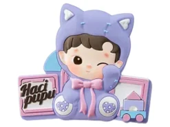 Pop Mart Hacipupu Rolling Time Machine Series Hey and See You! Fridge Magnet Silicone Clip - US Hot