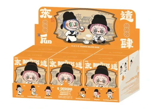 Pop Mart Labubu The Monsters Let's Have Fun Together Series Badge Sealed Case (6 Blind Box) - US New