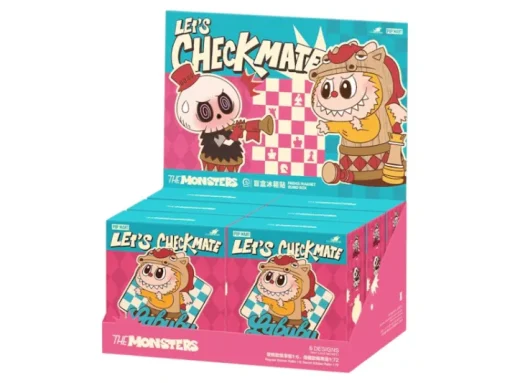 Pop Mart Labubu The Monsters Let's Checkmate Series Fridge Magnet Sealed Case (6 Blind Box) - US New