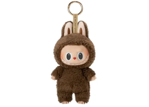 Pop Mart Labubu The Monsters Tasty Macarons Chestnut Cocoa Vinyl Plush Pendant - US Clearance