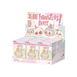 Pop Mart Labubu The Monsters Party Series Reversible Plush Doll Sealed Case (6 Blind Box) - US Discount