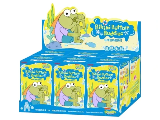 Pop Mart SpongeBob Squarepants Bikini Bottom Buddies Whimsical Plush Sealed Case (6 Blind Box) - US Best