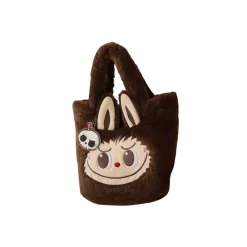 Pop Mart The Monsters Labubu Classic Bag Series Reversible Plush Bag Brown - US Hot