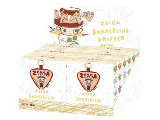 Pop Mart Zsiga Borderline Drifter Series Triangular Bag Charm Sealed Case (6 Blind Box) - US Online